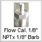 Flow Calibrated 1/8" NPT Barb