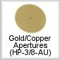 Gold/Copper Apertures