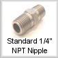 Standard 1/4" Nipple